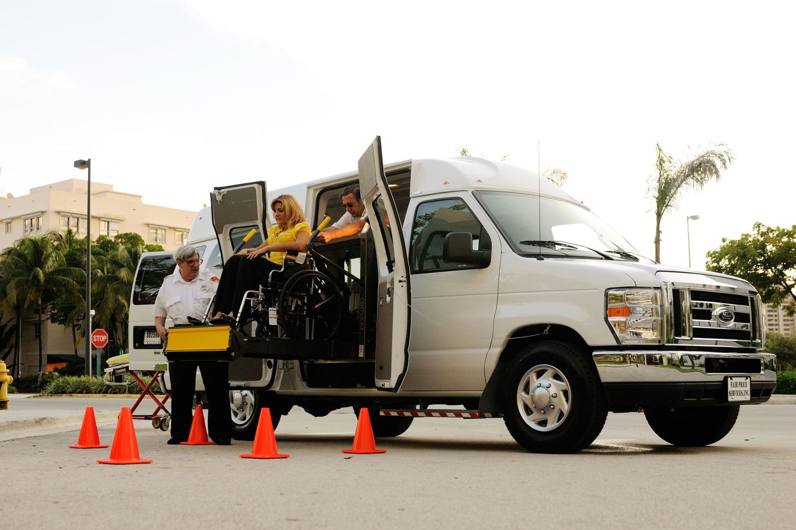 Mobile locksmith service van stationed in a Queens neighborhood for fast response